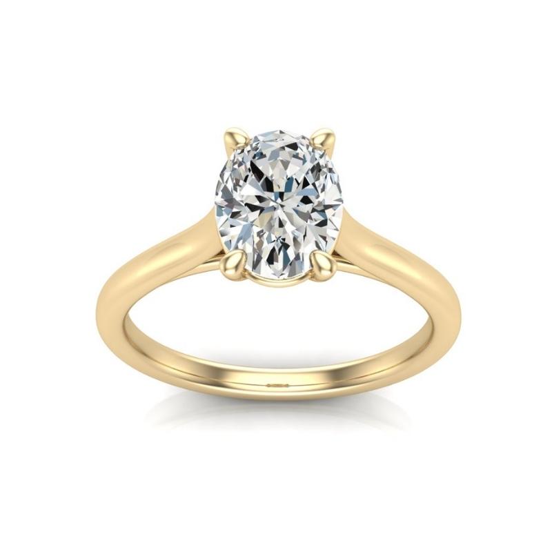 Timeless Oval Engagement Ring