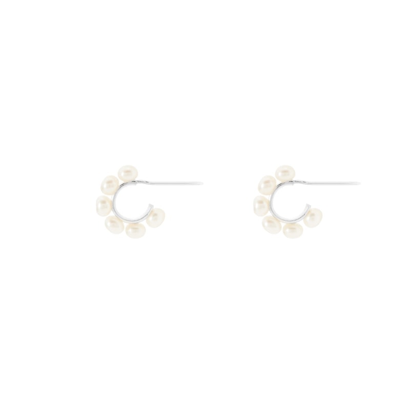 Pearl Button Hoops - Image 4