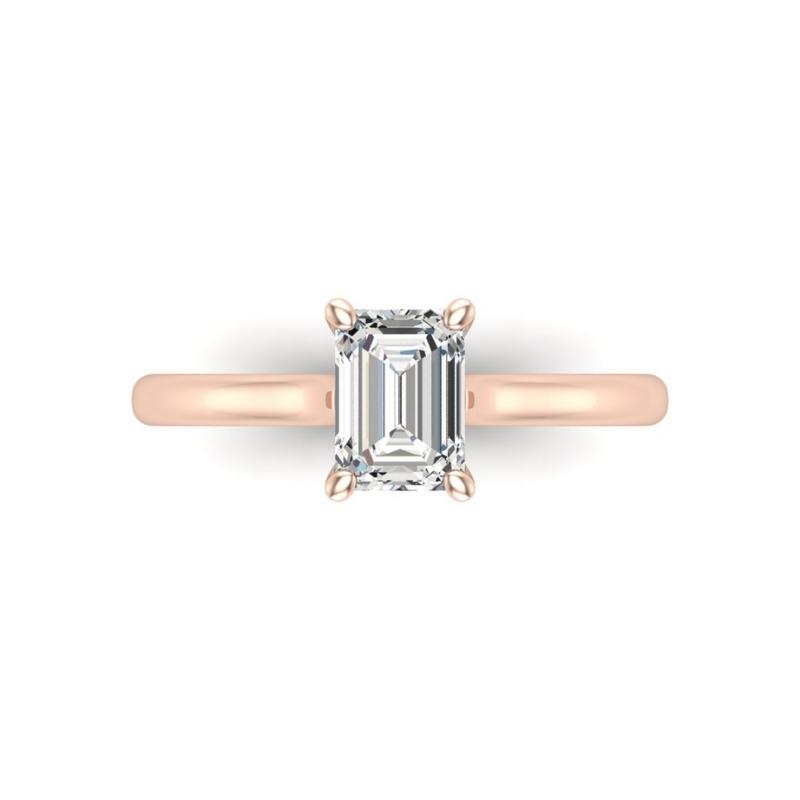 Flawless Emerald Cut Ring - Image 13