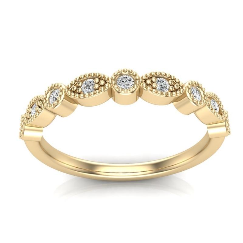 Vintage Half Eternity Band