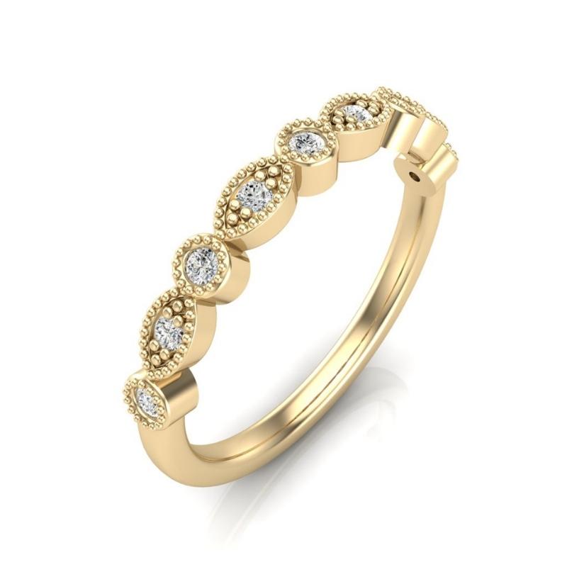 Vintage Half Eternity Band - Image 2
