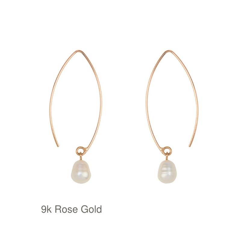 Leafy Pearl Earrings - Image 4