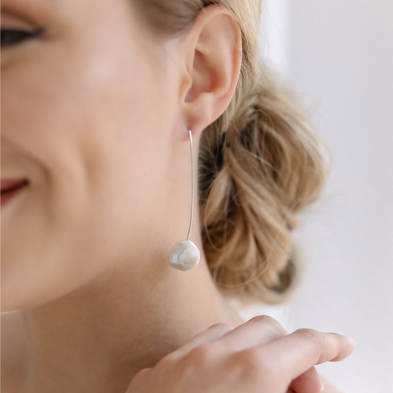 Baroque Bell Earrings - Image 3