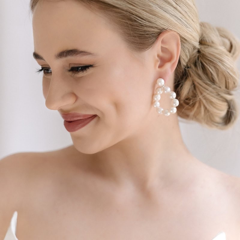 Chandelier Pearl Earrings - Image 2