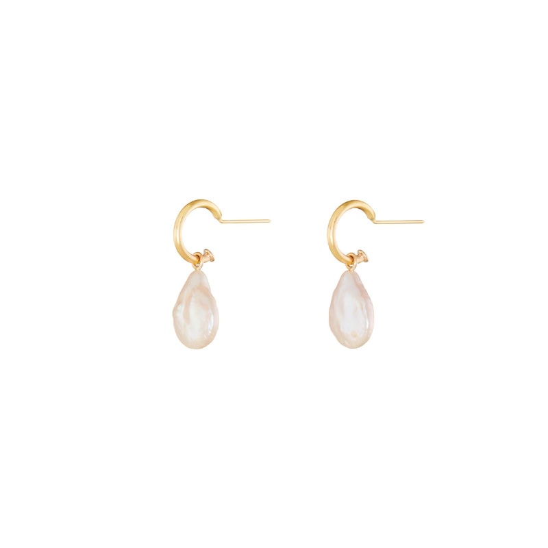 Exquisite Pearl Hoops - Image 6