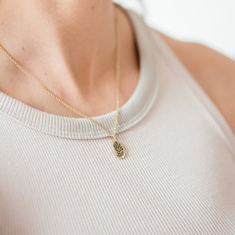 Olive Branch Necklace