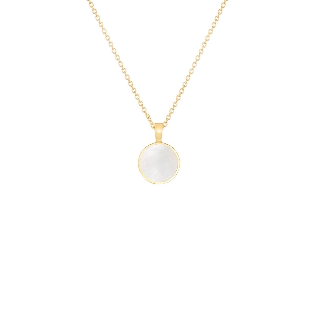 Mother-of-Pearl Circular Necklace - Image 5